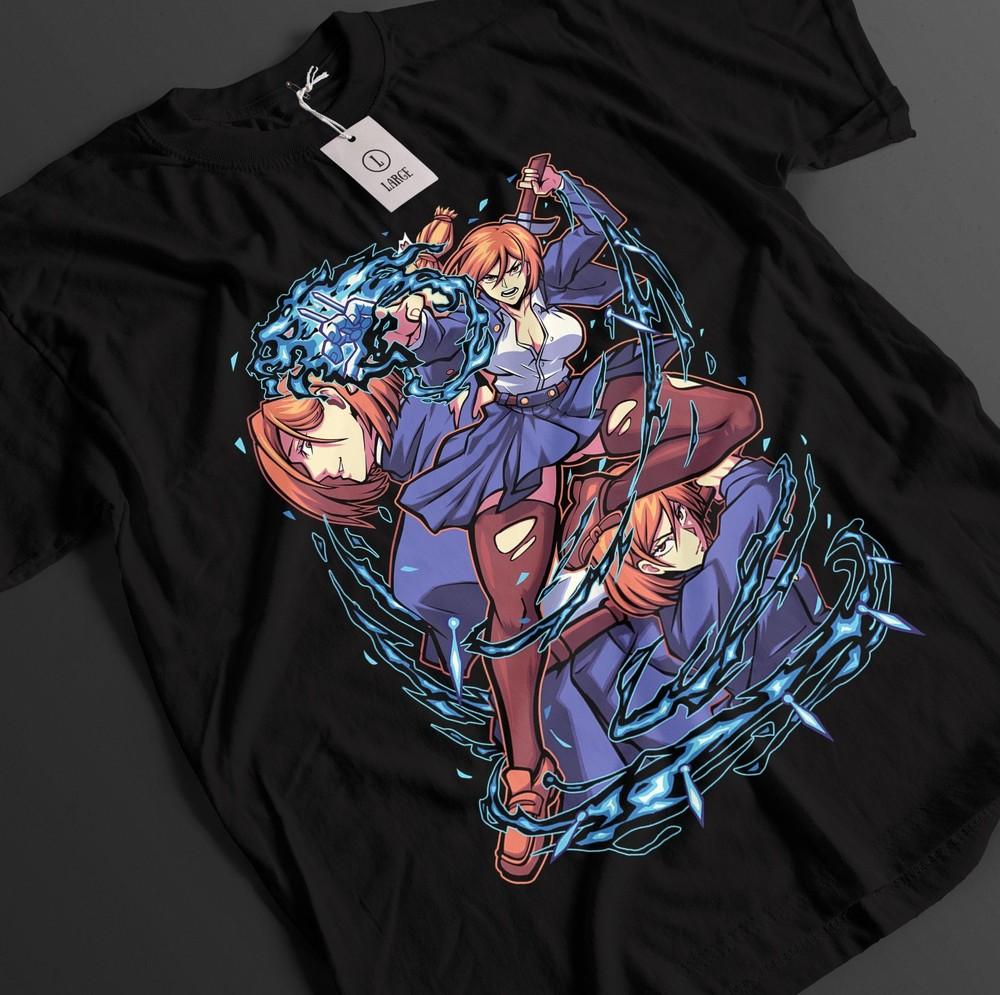 

Jujutsu Kaisen Shirt Nobara Kugisaki T-Shirt Sukuna Mahito JJK Anime Unisex Tee M