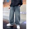 5-14Y Jungen Jeanshosen Frühling Kinder Weite Beine Gerade Hosen Herbst Locker Geschnitten Freizeit Hosen Kinder Trendige Jogginghosen