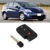 3-Tasten Fernbedienung Schlüsselanhänger Gehäuse Schale mit Rohling passend für Toyota Prius 20042009