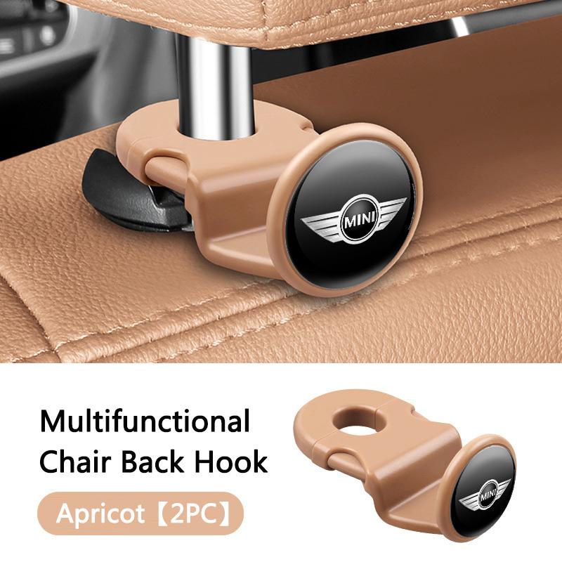 BBIQ7 Car Interior Hanging Storage Hook Clips Organizer For BMW Mini Cooper Countryman Clubman R55 R56 R60 F54 F55 F56 Sticker