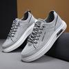 Fashion Original Men's Casual Sneakers White Shoes Round Toe Comfortable Fashion Trend Versatile Breathable Wear-resistant Walking 2025