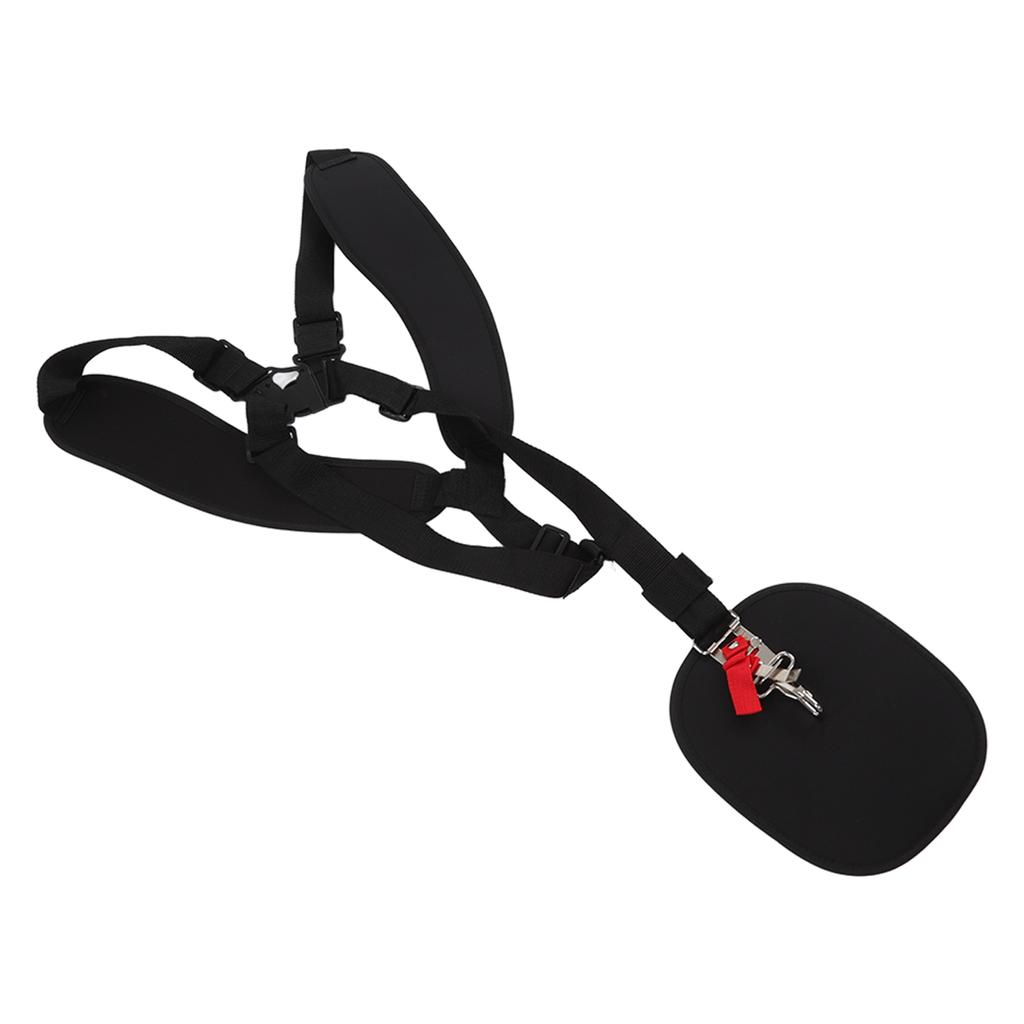 Adjustable Lawn Mower Strap with Buckle Polyester Grass Trimmer Double Shoulder Strap