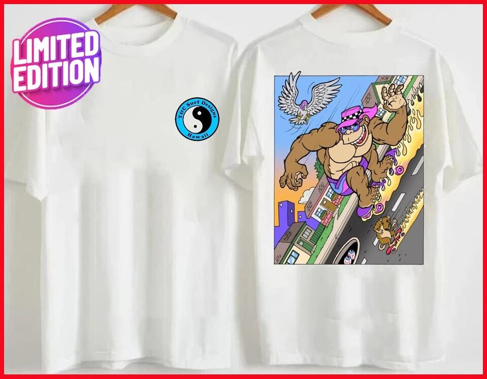 

TC Surf Designs Thrilla Gorilla Skater T-Shirt – Retro 90s Cartoon Tee 3XL