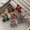 Triangular Zircon Stud Earrings Women'S High-End Versatile Sweet Delicate Temperament Shining Earrings Romantic Dream