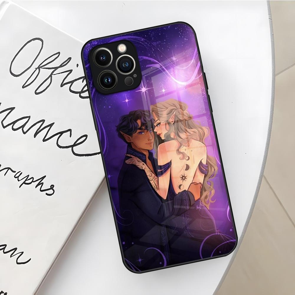 Acotar A Court of Mist and Fury Phone Case for Iphone 17 16 Air 15 14 12 11 13 Pro Max Mini X Xr Xs Se Puls glass Cover