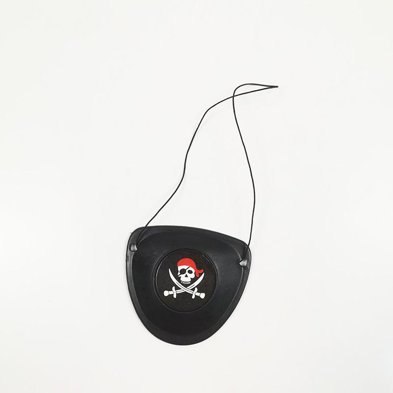 Children s Halloween Pirate Costume Set: Eye Patch, Caribbean Gun, and Hook Toy One Size