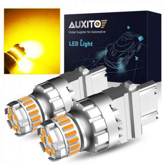 

NO Hyper Flash Amber 3156 3157 LED Backup Reverse Turn Signal Light Ultra Bright 2Pcs/1 Pair