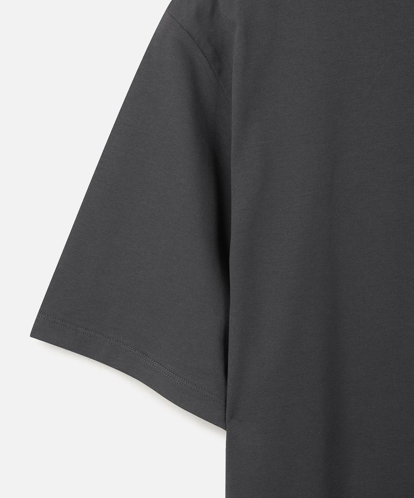 247Silijeu Supima 40S Askin Double Knee T-Shirt Dark Gray (B Type)