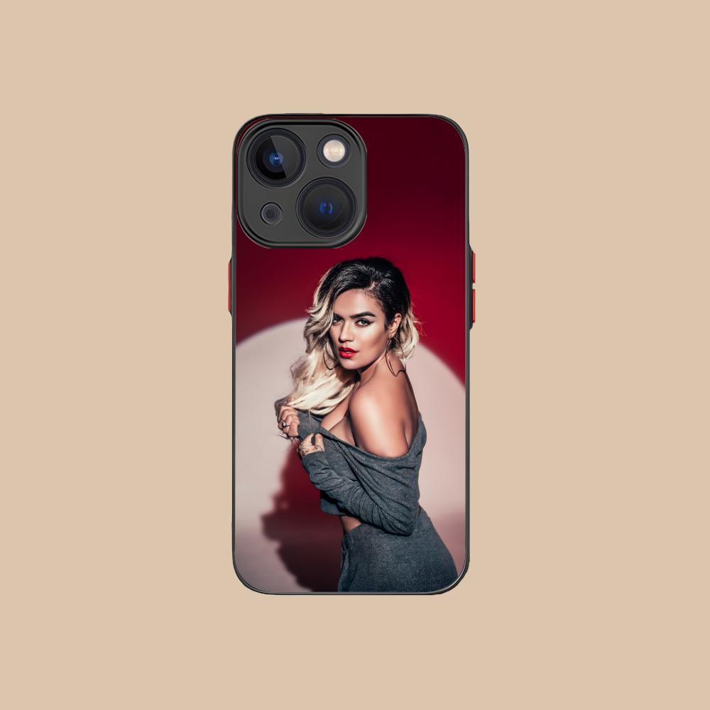 Karol G Latino Mobile Cell Phone Case for iPhone 17 16 15 14 13 12 11 X XR XS 8 7 Air Pro Max Plus Mini Colorful Silicone Cover