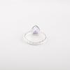 Iolite Gemstone 925 Solid Silver Jewelry Handmade Prong Set Trunnion Cut Ring CZR-10-12