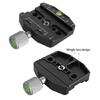 Aluminum Alloy Quick Release Plate Tripod Gimbal Base 1/4 3/8 Screw Mounting