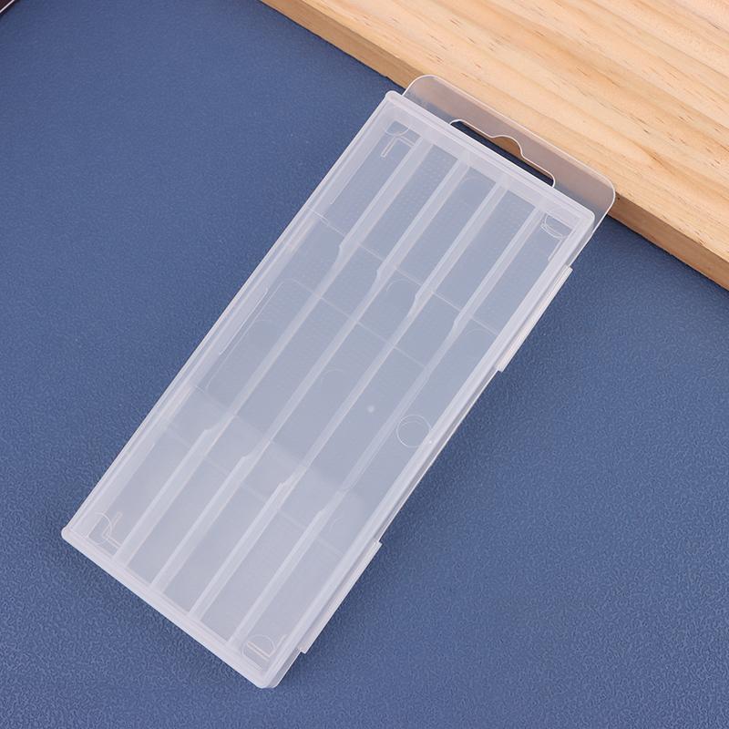 Scatola Vuota in Plastica per Punte a Spirale Scatola Portaoggetti Cassetta degli Attrezzi Accessori Utensili Punte per Legno 5/10 Fori Custodia Imballaggio Trasparente