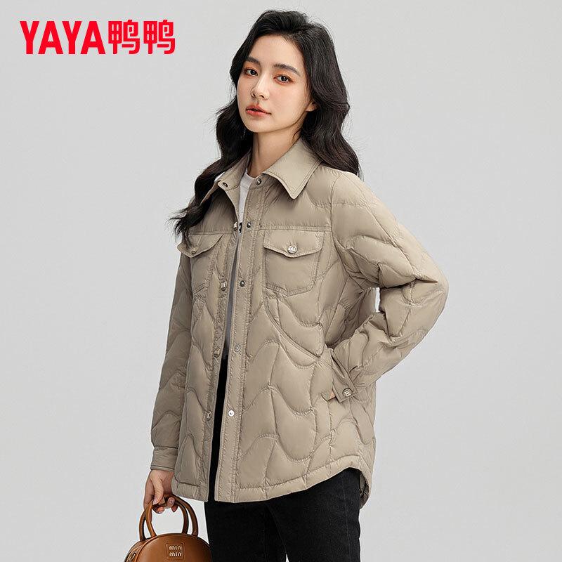 Yaya Women s Shirt-Style Down Jacket L