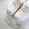 Pieces Sham Pearl Chain Shoe Add-Ons Detachable Pretend Pearl Shoe Links Swanky Basic Shoe Fastener Shoe Accessory
