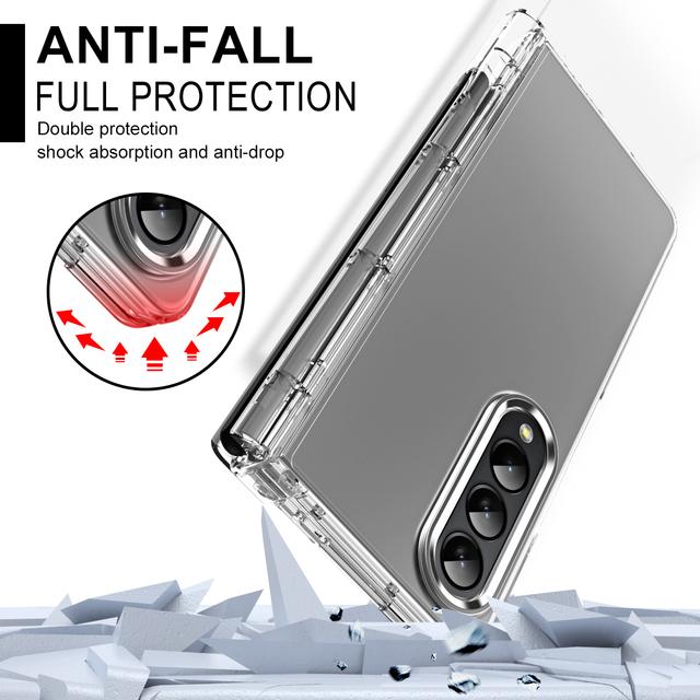 Anti -Scratch Comfortable Matte Cover Case For Samsung Galaxy Z Fold 4 5g Fold4 Zfold4 Glass Film Protector Funda Coque
