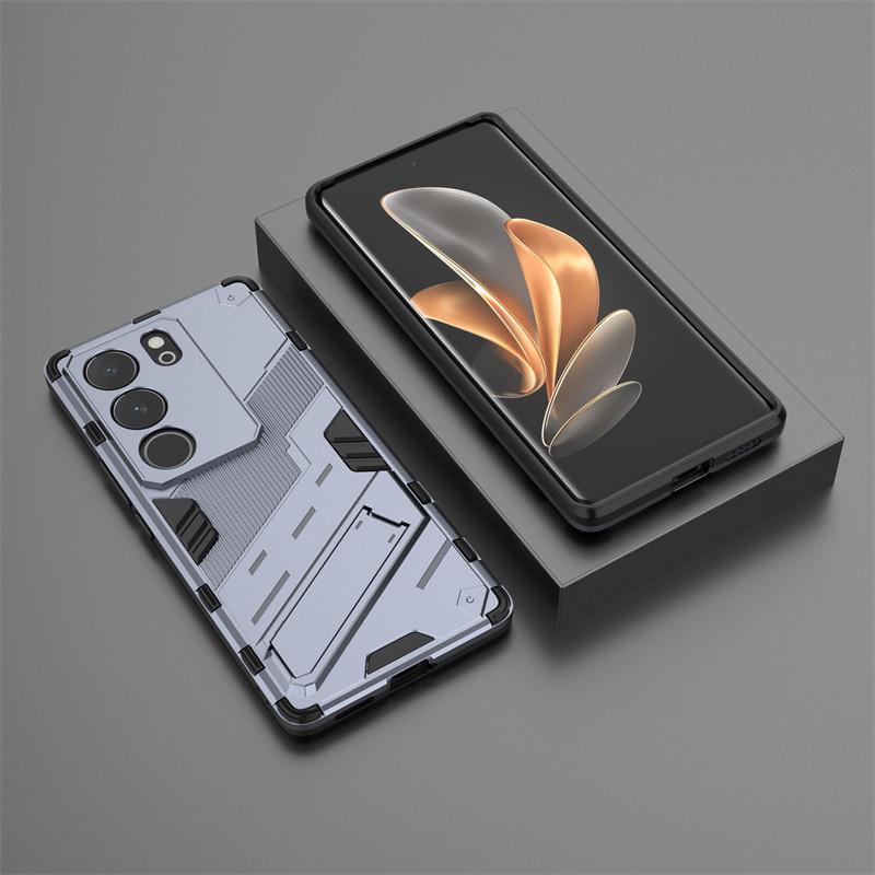 For Vivo V29 5G Case Vivo V29 V29E V29 Pro 5G Cover Funda Shockproof TPU Armor PC Stand Holder Silicone Protective Back Cover