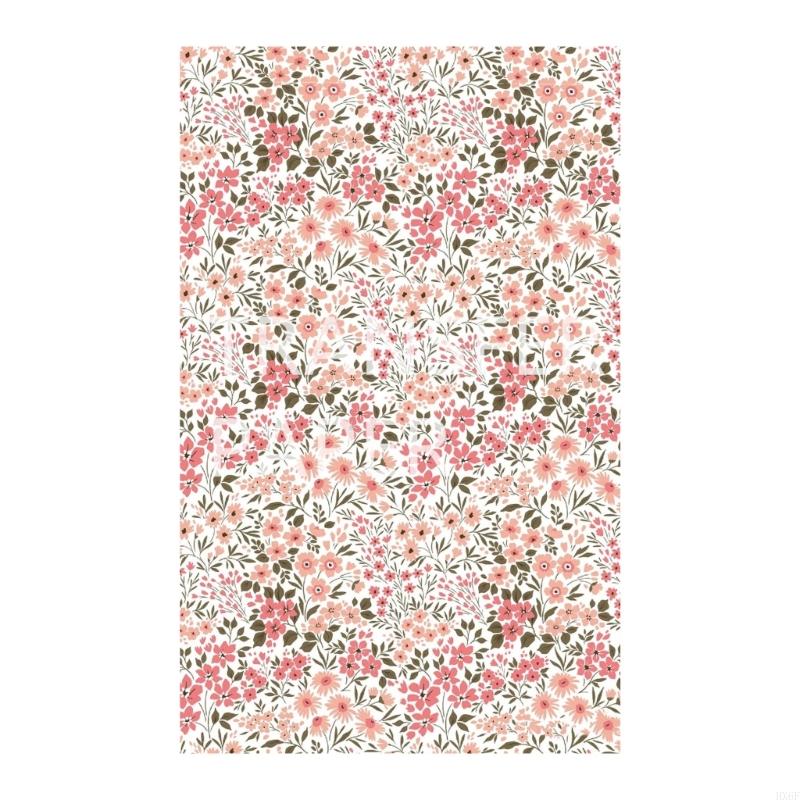 HX6F Artistic Clay Picture Transfers Delicate Earrings Designing Clay Transfer Paper with Floral Patterns