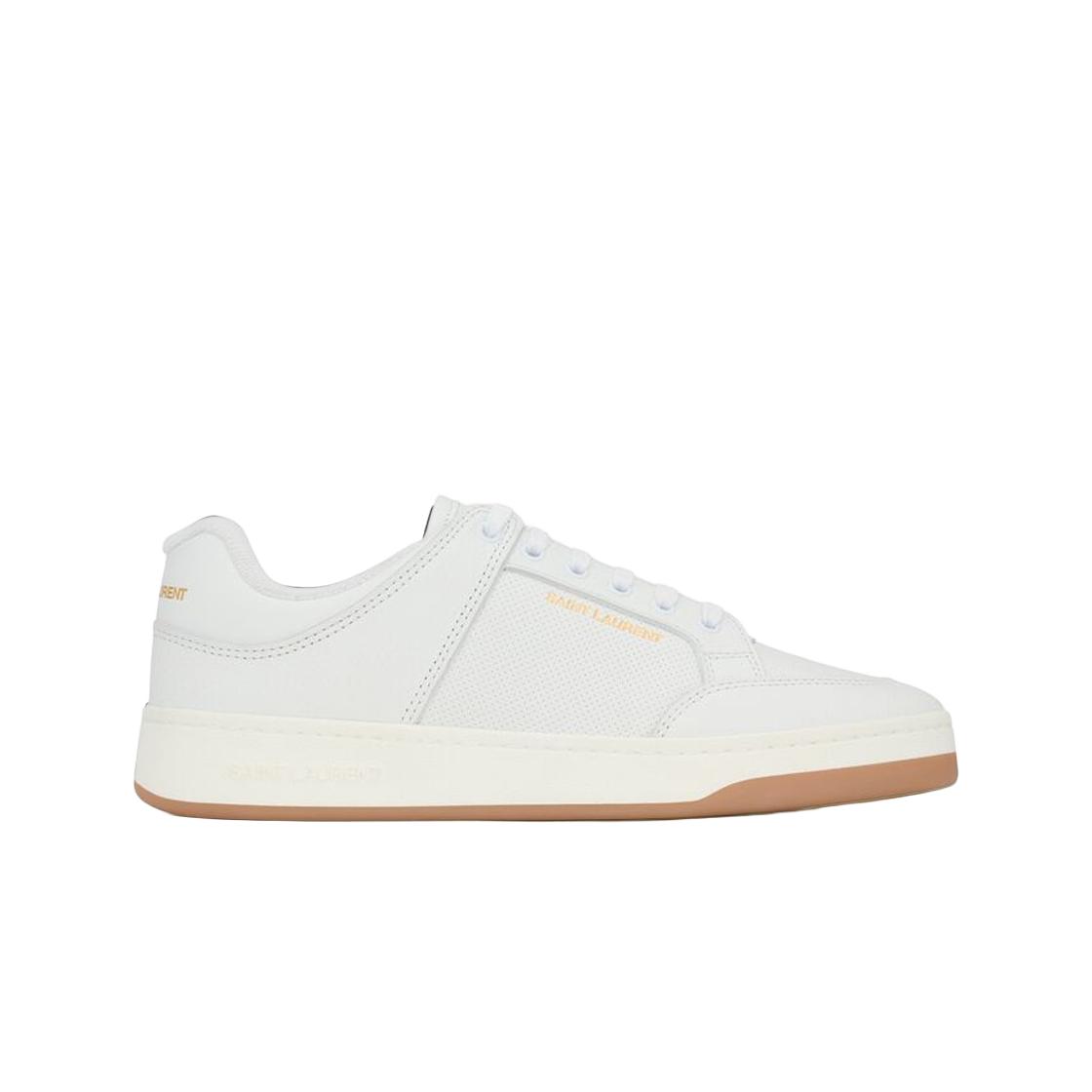 

Saint Laurent Sl/61 Low-top Sneakers In Perforated Leather White EU 41
