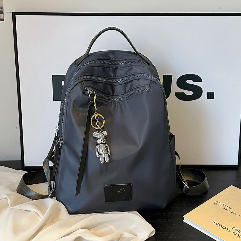 Women's shoulder bag, new trendy fashion casual bag, high-end leather large-capacity backpack