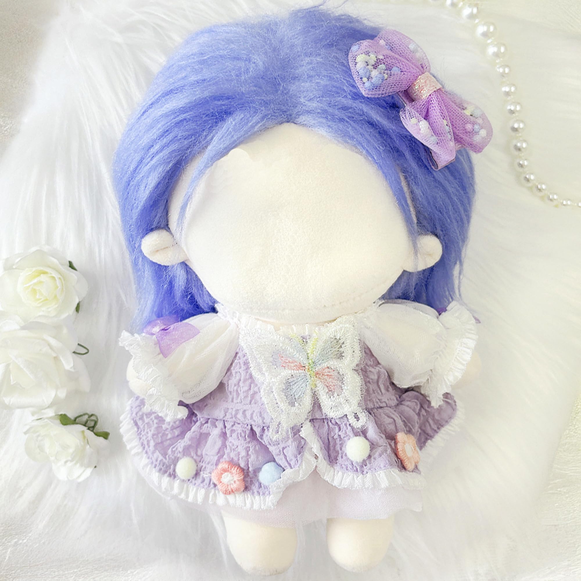 

Платье-бабочка и набор заколок с лентами для плюшевых игрушек (20см) [Использовал]