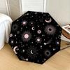 1PC MoonStars Pattern Design Umbrella,Compact Umbrella, All Season, Travel, One Touch Auto Open and Close,Christmas Gift