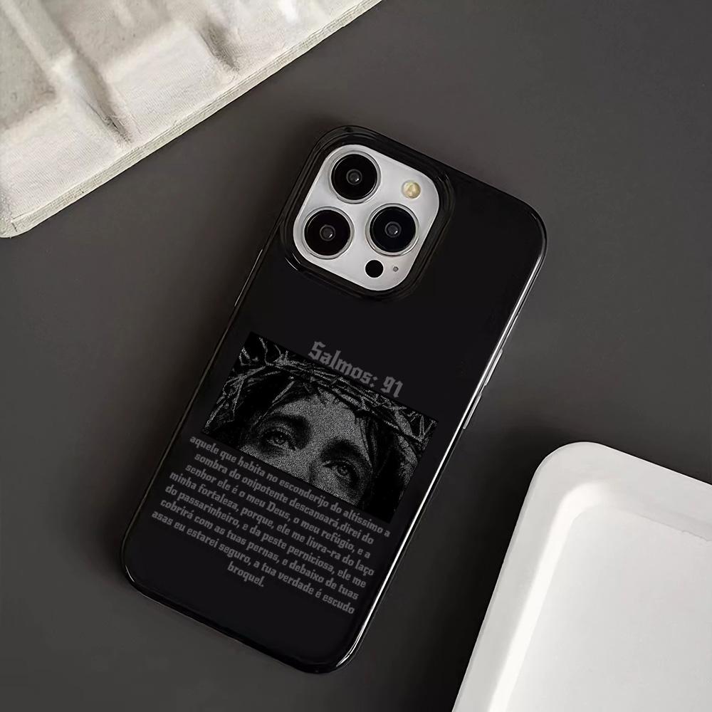 God's Plan Rosary Cross Graphic Print Phone Case For iPhone 17 16 15 14 13 12 11 ProMax 16 Plus X XS 7 8 Plus Bumper Cover Coque