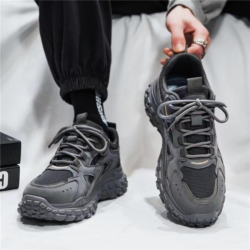 New spring tire sole casual sports shoes men's shoes trend versatile running men's trendy shoes