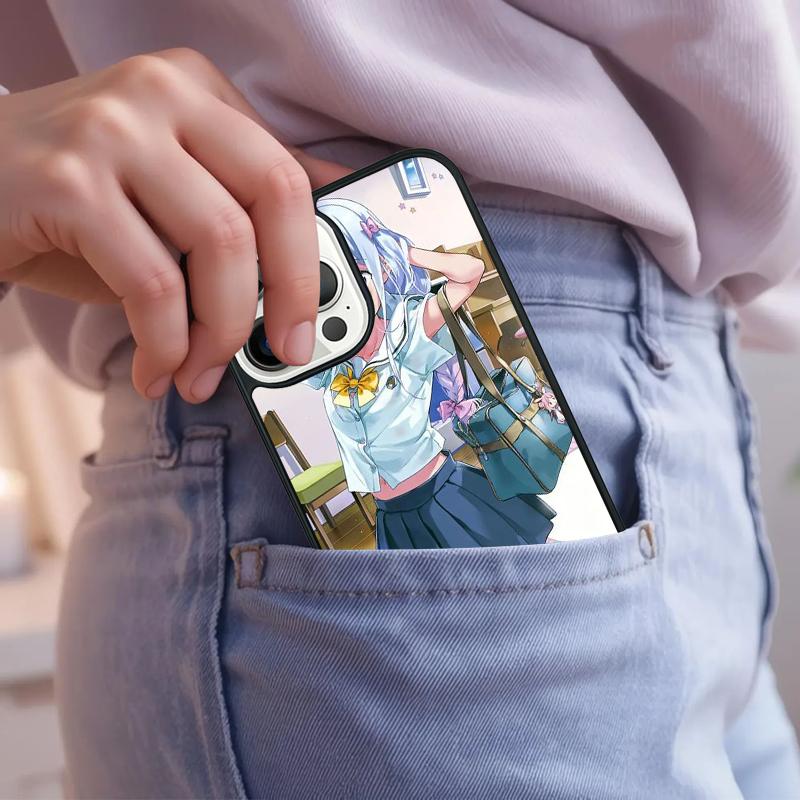Cute Girl Izumi Sagiri Phone Case For iPhone 17 Air 15 16e 14 13 Pro Max Coque 12 11 Pro Max PLUS Cover