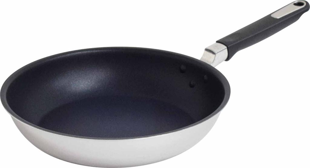 Urushiyama Metal Industry Quattro Plus Frying Induction Made In Silver Pan, 26cm, Compatible, Japan, QTP-F26,