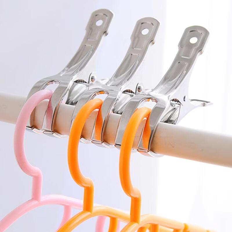SEE KEAN Stainless Steel Windproof Laundry Clips