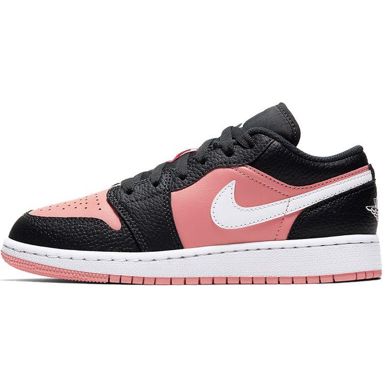 

Кроссовки Air Jordan 1 Low GS Pink Quartz Kids Dark-Smoke-Grey White 554723-016