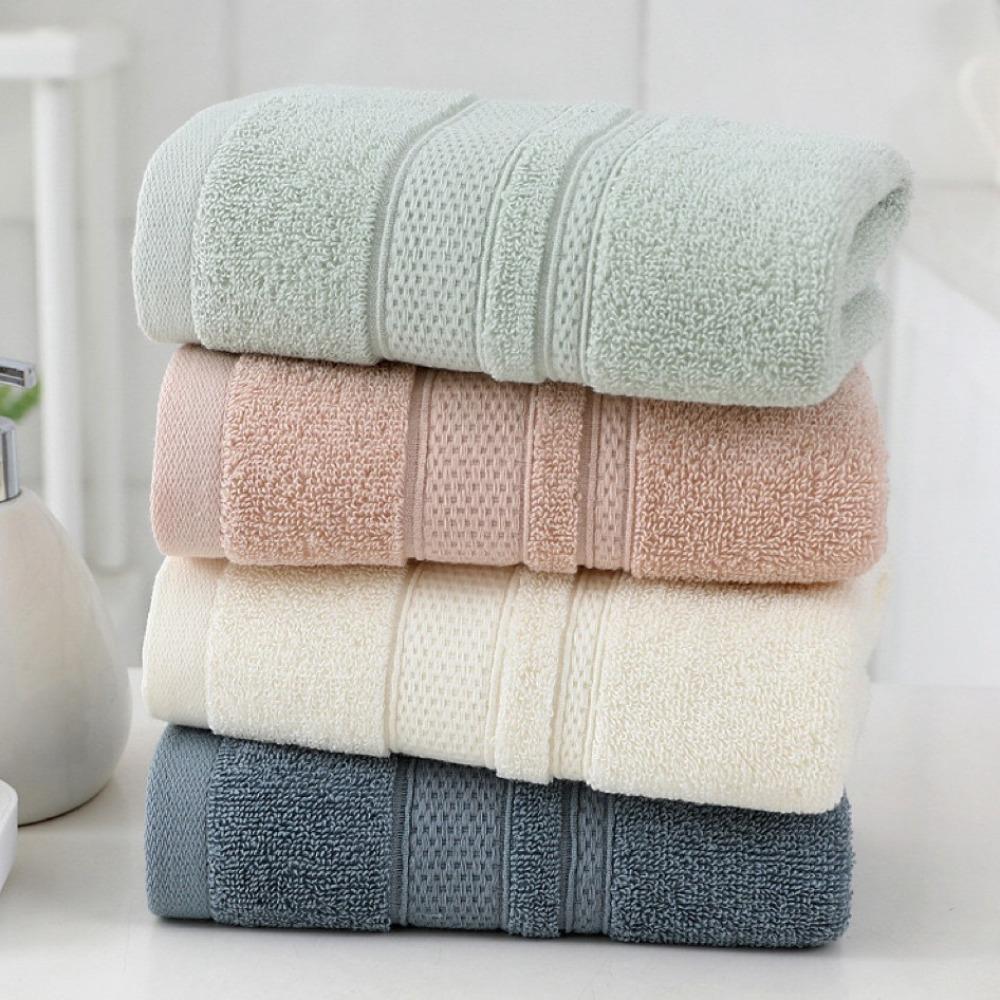 Pure Cotton Hotel Square Towel Towel Bath Towel Thickened Multi-color Household Absorbent Towel Embroidered Logo Soft
