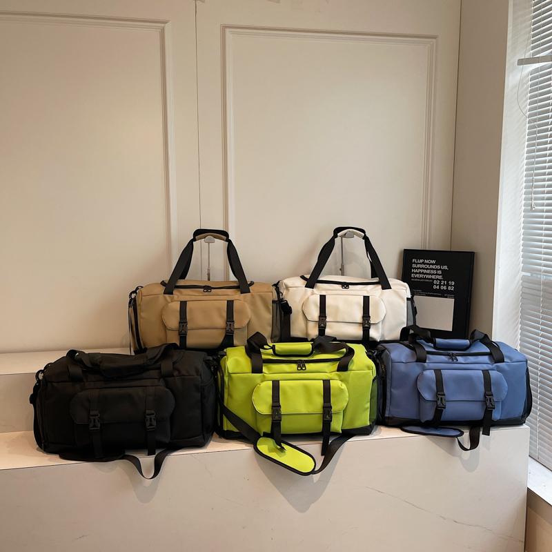 Velkokapacitní sportovní fitness taška, cestovní taška na zavazadla, suchá a mokrá samostatná crossbody taška, oddělené tašky na boty