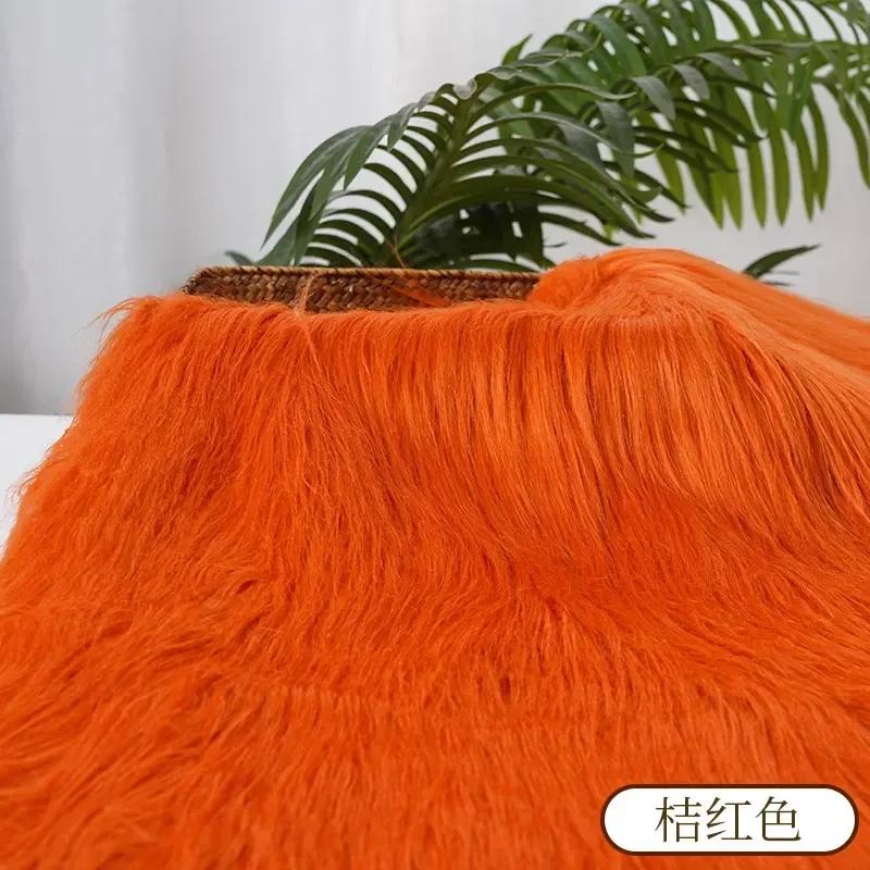 0.5/1 Yard 9cm Faux Fur For Needlework Sewing Doll Toy Beard Hairstyles DIY  Material Accessories Home Decoration Cosplay Fabric