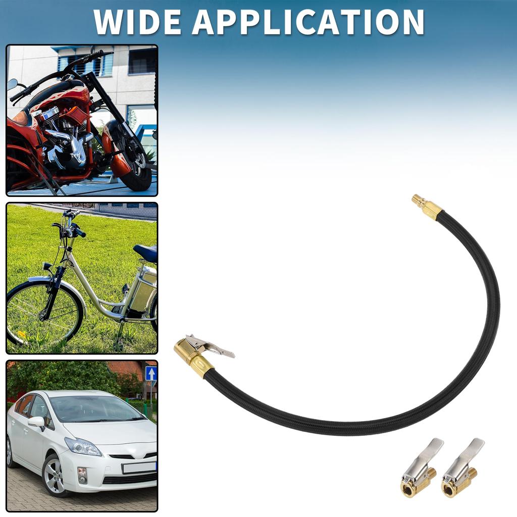 TUCKBOLD Autoreifen-Füllschlauch-Verlängerung 0,305"x32TPI Langlebiger Luftpumpen-Verlängerungsschlauch-Adapter Reifen