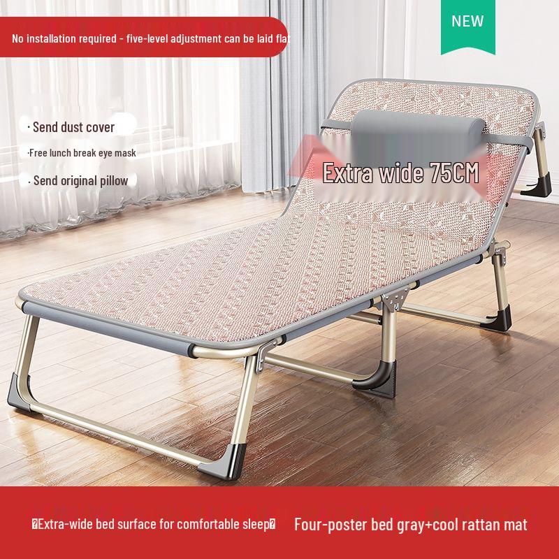 Reinforced Multifunctional Folding Recliner Bed for Home and Office