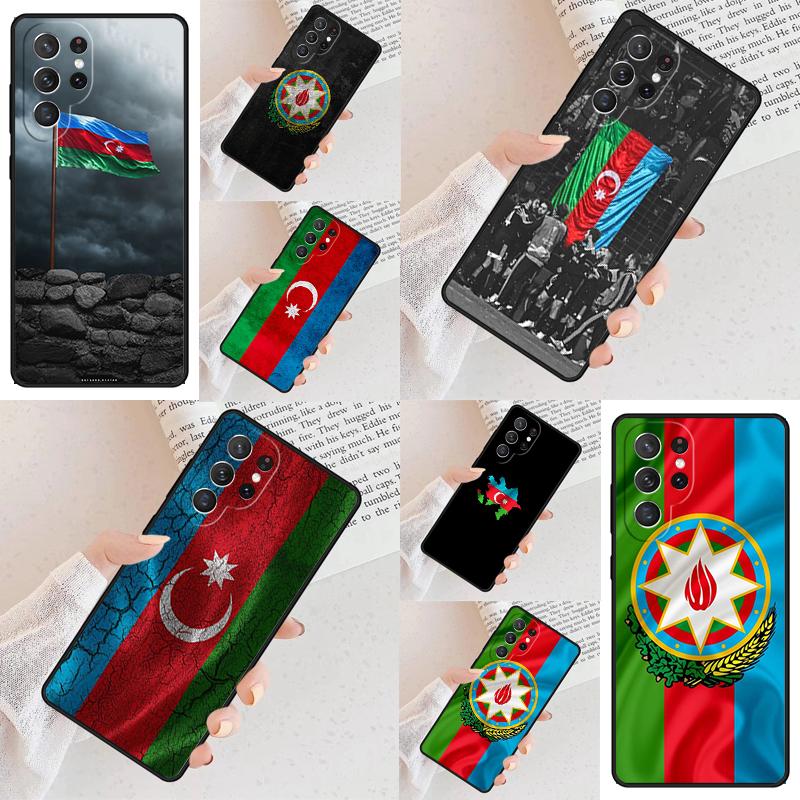 Azerbaijan Flag SOFT Cell Phone Case for Samsung Galaxy S26 Ultra S25 S24 S23 S22 S21 S20 Note10 Cover