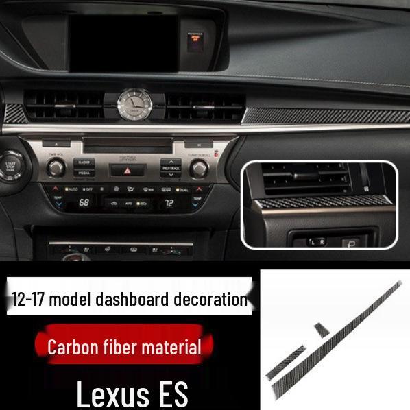 Lexus ES200 300H Carbon Fiber Interior Gear Shift Frame Decorative Sticker
