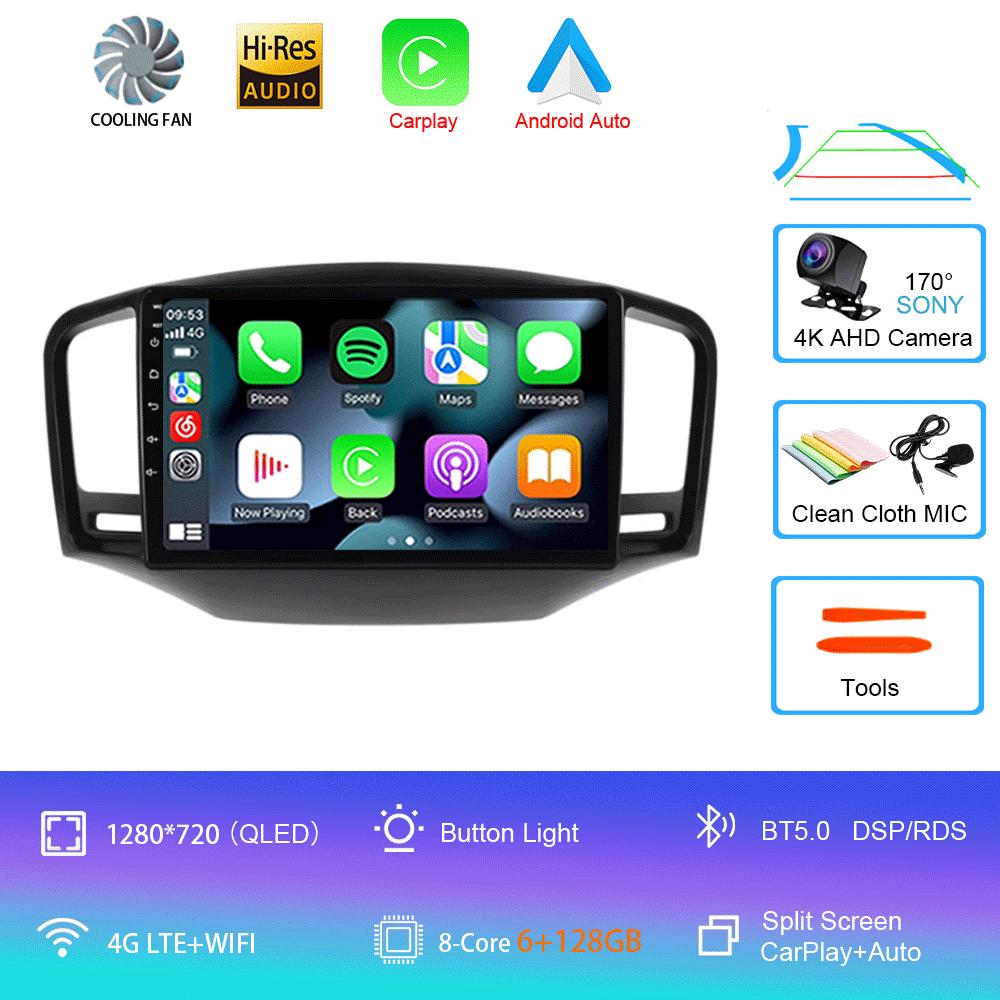 Android 14 For Roewe350 2010-2016 MG(350) 2010-2012 Car Multimedia Radio GPS CarPlay 360 Panoramic Voice Control 4G WiFi Head Un