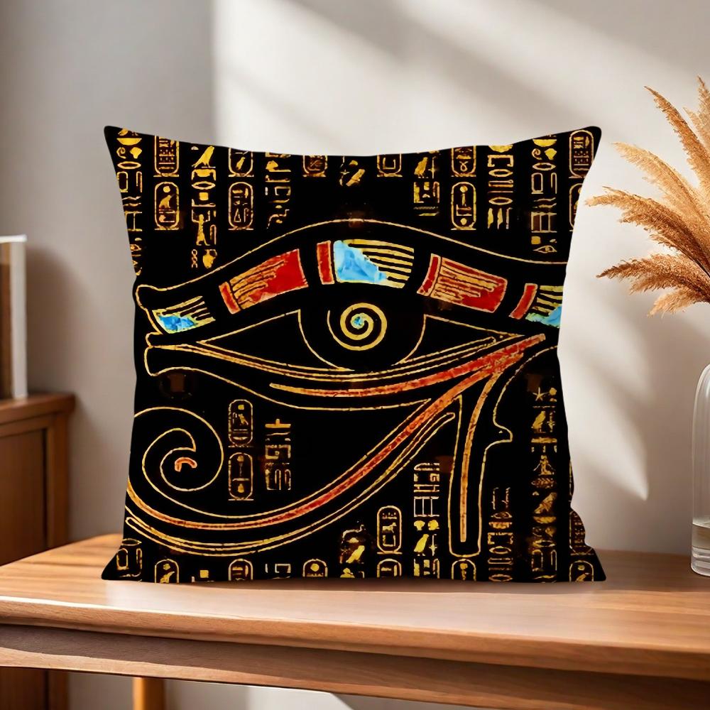 Design Ancient E-Egyptian art Comfortable soft Pillow Case for Sofa Living Room Home office Decor and Protective Covers