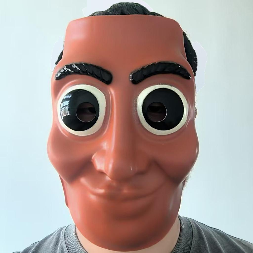 Style Cartoon Tungtungtungsahur Plastic Mask Costume Accessories Halloween Prop