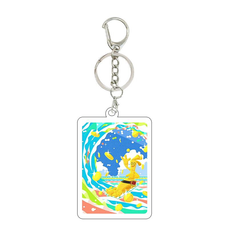 Ptcg Pocket 5cm Anime Fashion Squirtle Bulbasaur Psyduck Cartoon Diy Acrylic Action Keychain Backpack Pendant Accessories Charm