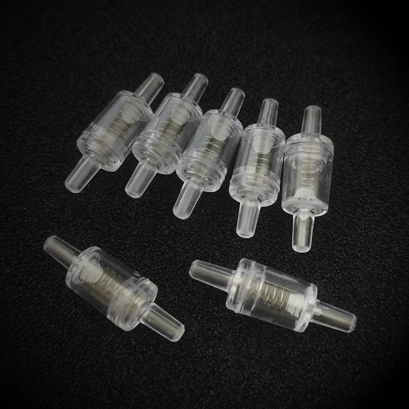 10/20/50pcs Aquarium Air Pump Check Valve One Way Non-Return Check Valve with Spring Aquarium Fish Tank Accessories Co2 System