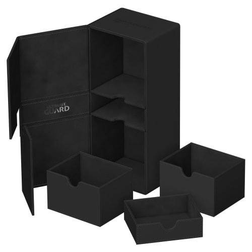Ultimate Guard Twin Flip and Tray Xenoskin Black 266+ UGD011362