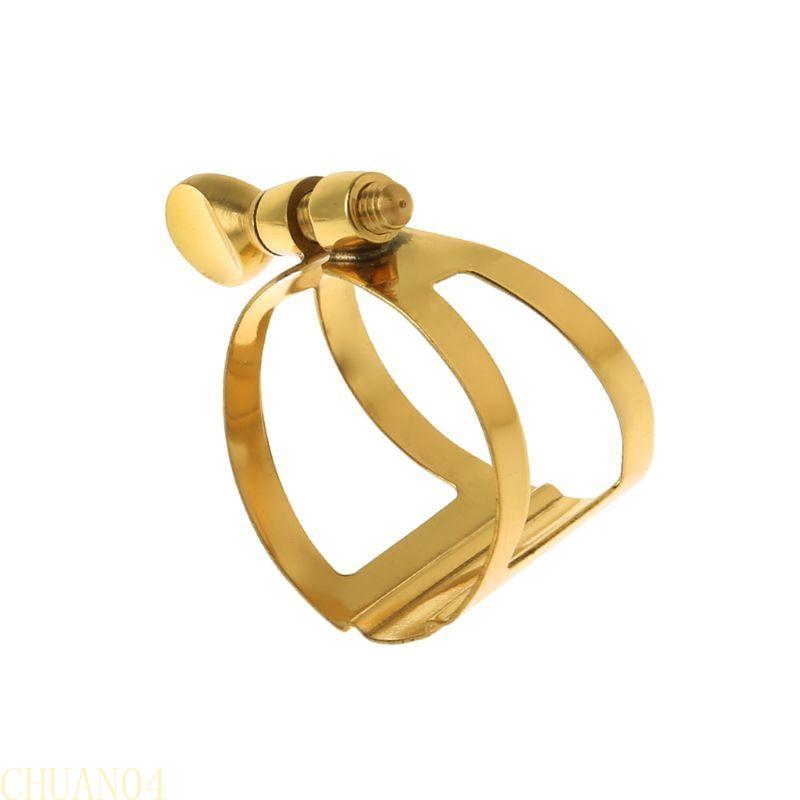 A1A2 Brass Saxophone Fastener Clip Alto Tenor Soprano Sax Ligatures Fastener Cap for Saxophone Clarinet Bakelite Mouthpiece