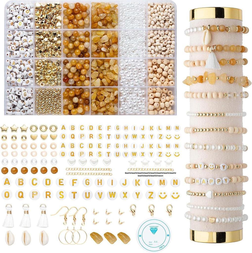 Amazonite Jewelry DIY Set: Fashion Beads for Bracelets & Necklaces