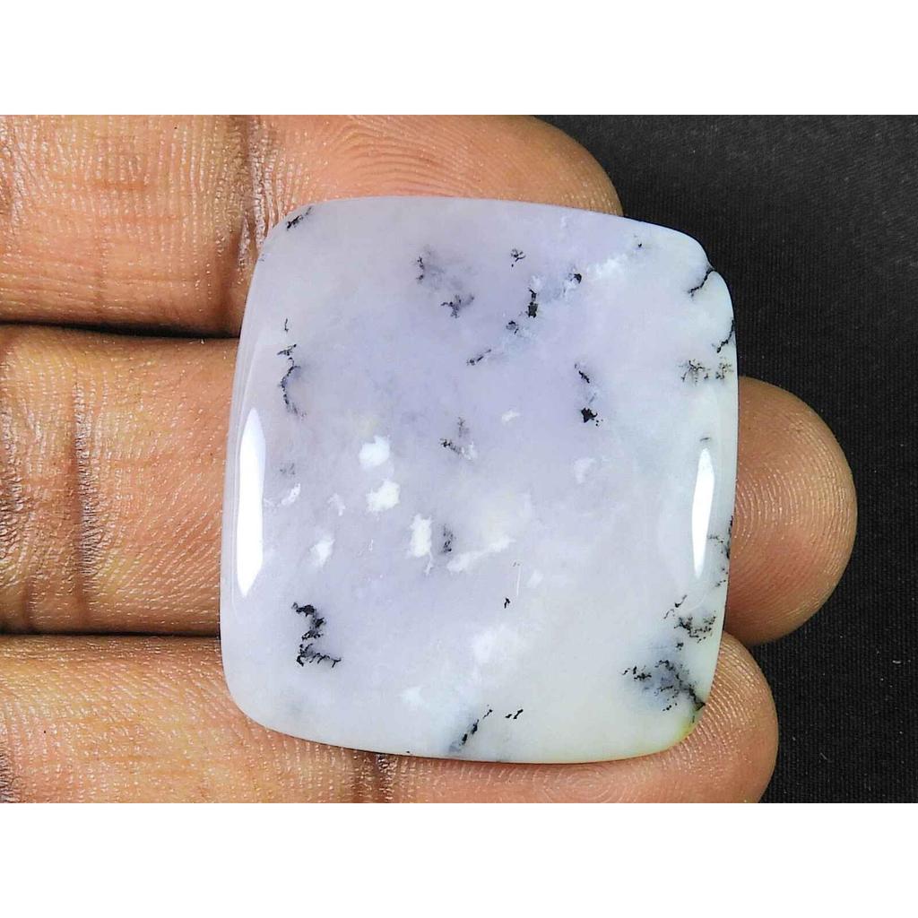 Natural Dendrite Opal Octagon Shape Healing Crystal Loose Gemstone 30X34MM SK-1911