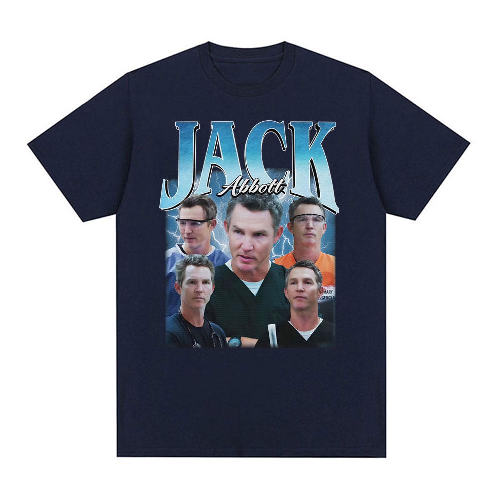 Jack Abbott Image Print Pattern TShirt Jack Abbott Retro Style TShirt Suitable for Both Unisex and Women Streetwear