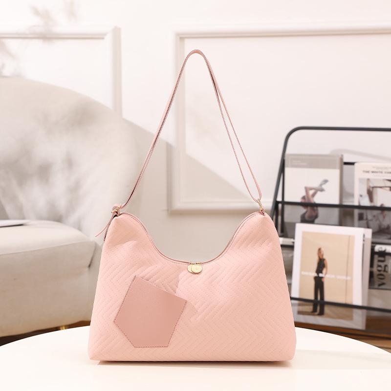 Women's bag summer new popular leisure commuting simple tote bag underarm bag shoulder bag one piece