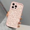Pink Leopard Print Minimalist Pattern Phone Case Suitable for iPhone 17 16 15 14 13 12 11 Pro/Max/Plus Anti Drop and Shockproof